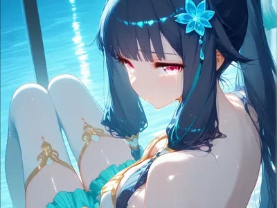 AI角色卡 赛博朋克黑客少女